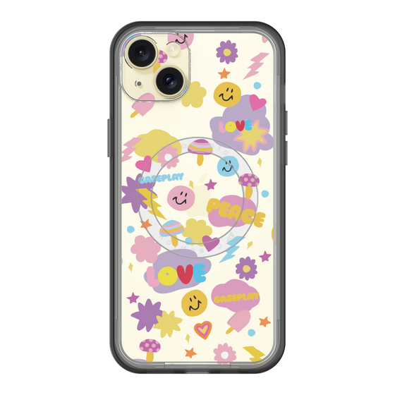 スリムプロテクションプレミアムケース with MagSafe［ オリジナル - LOVE & PEACE ］