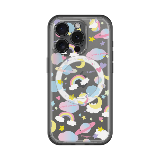 スリムプロテクションプレミアムケース with MagSafe［ オリジナル - オヤスミ ］