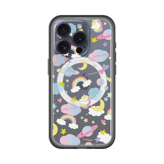 スリムプロテクションプレミアムケース with MagSafe［ オリジナル - オヤスミ ］
