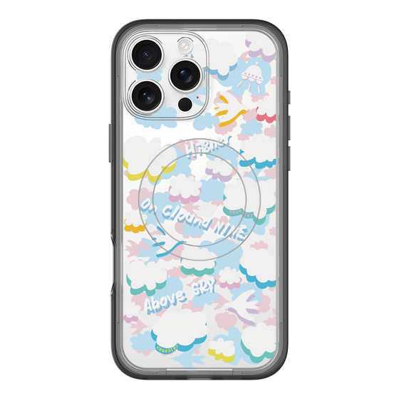 スリムプロテクションプレミアムケース with MagSafe［ オリジナル - クラウド ］