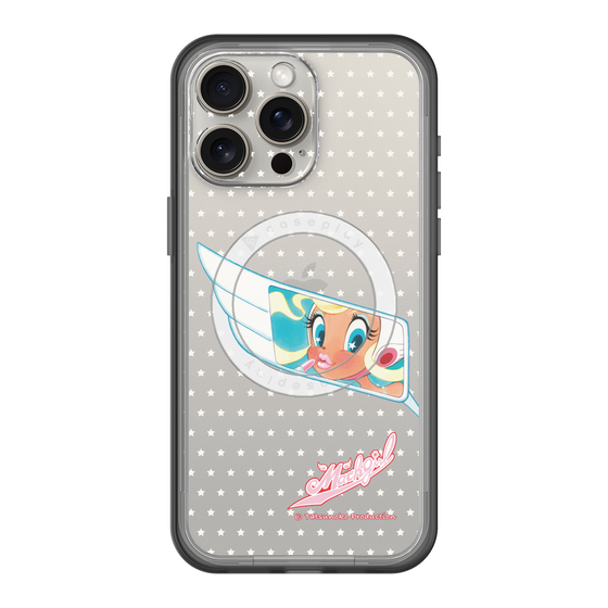 スリムプロテクションプレミアムケース with MagSafe［ マッハガール - サイドミラー ］