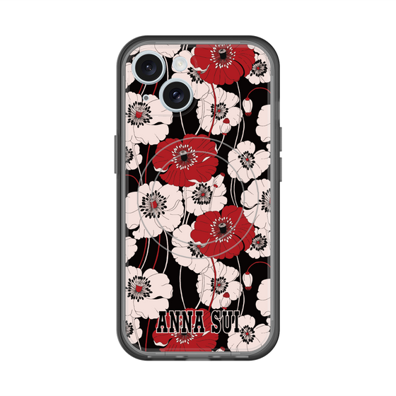 スリムプロテクションプレミアムケース with MagSafe［ ANNA SUI - ポピー ］