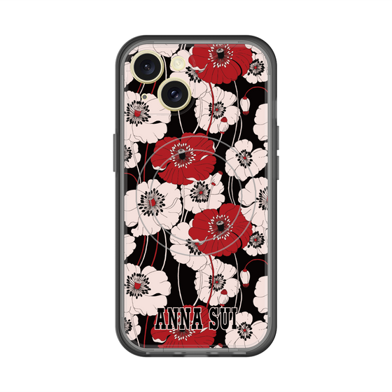 スリムプロテクションプレミアムケース with MagSafe［ ANNA SUI - ポピー ］