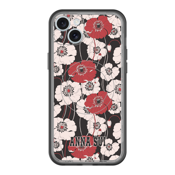 スリムプロテクションプレミアムケース with MagSafe［ ANNA SUI - ポピー ］
