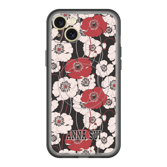 スリムプロテクションプレミアムケース with MagSafe［ ANNA SUI - ポピー ］