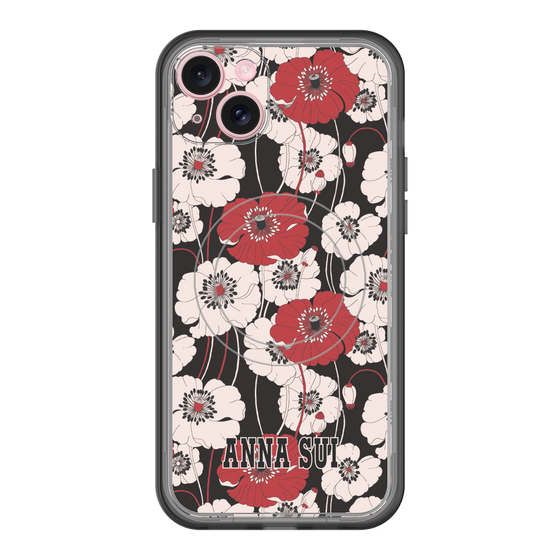 スリムプロテクションプレミアムケース with MagSafe［ ANNA SUI - ポピー ］