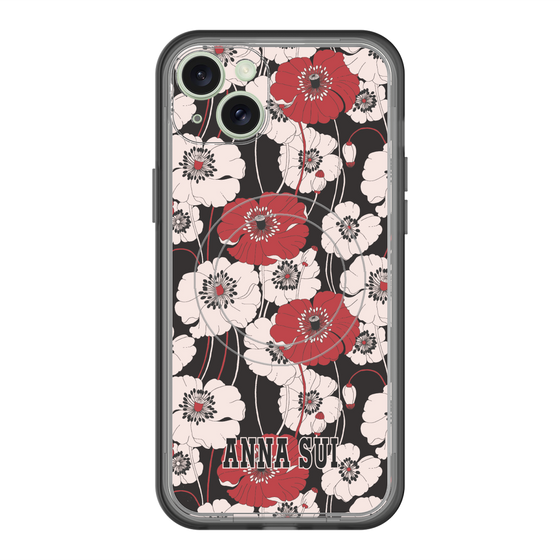 スリムプロテクションプレミアムケース with MagSafe［ ANNA SUI - ポピー ］
