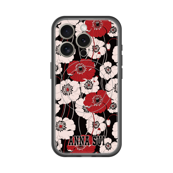 スリムプロテクションプレミアムケース with MagSafe［ ANNA SUI - ポピー ］