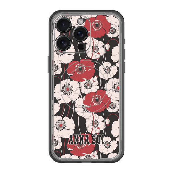 スリムプロテクションプレミアムケース with MagSafe［ ANNA SUI - ポピー ］