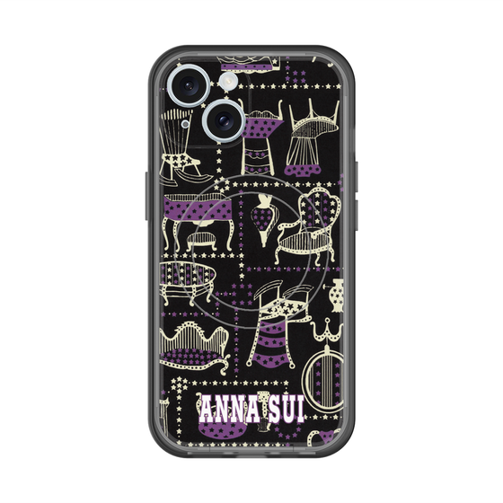 スリムプロテクションプレミアムケース with MagSafe［ ANNA SUI - チェア ］