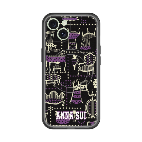 スリムプロテクションプレミアムケース with MagSafe［ ANNA SUI - チェア ］