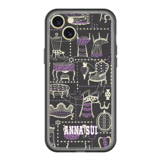 スリムプロテクションプレミアムケース with MagSafe［ ANNA SUI - チェア ］