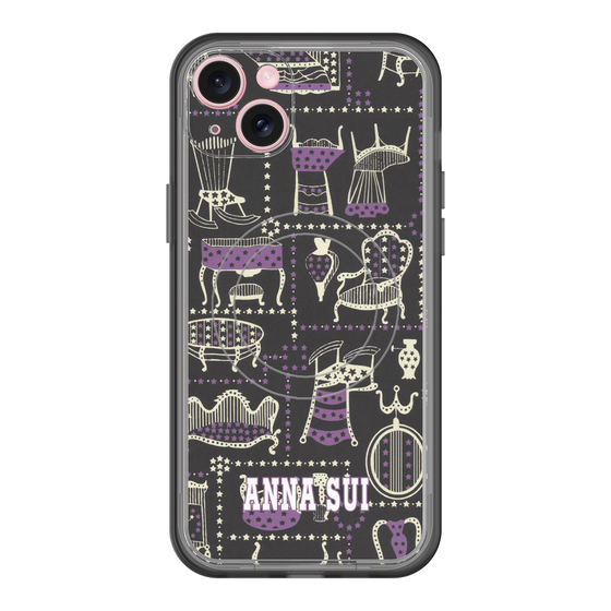 スリムプロテクションプレミアムケース with MagSafe［ ANNA SUI - チェア ］