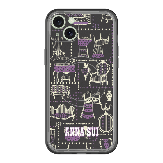 スリムプロテクションプレミアムケース with MagSafe［ ANNA SUI - チェア ］