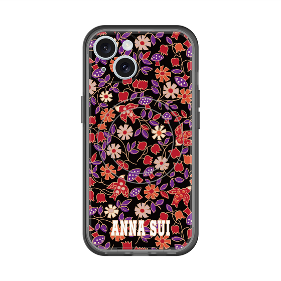 スリムプロテクションプレミアムケース with MagSafe［ ANNA SUI - ワイルドフラワー ］