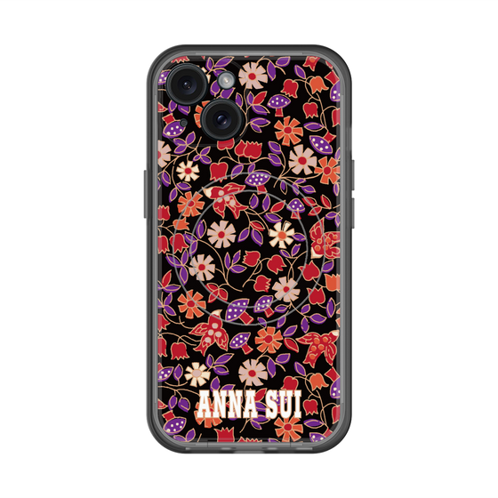スリムプロテクションプレミアムケース with MagSafe［ ANNA SUI - ワイルドフラワー ］
