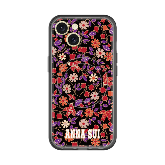 スリムプロテクションプレミアムケース with MagSafe［ ANNA SUI - ワイルドフラワー ］