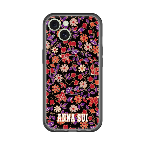 スリムプロテクションプレミアムケース with MagSafe［ ANNA SUI - ワイルドフラワー ］
