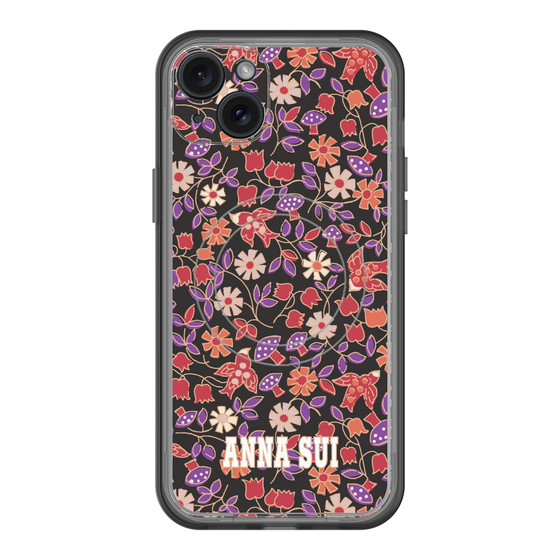 スリムプロテクションプレミアムケース with MagSafe［ ANNA SUI - ワイルドフラワー ］