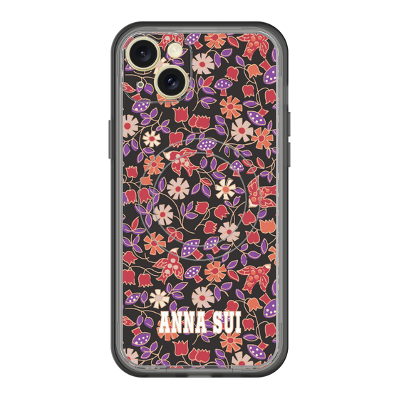スリムプロテクションプレミアムケース with MagSafe［ ANNA SUI - ワイルドフラワー ］