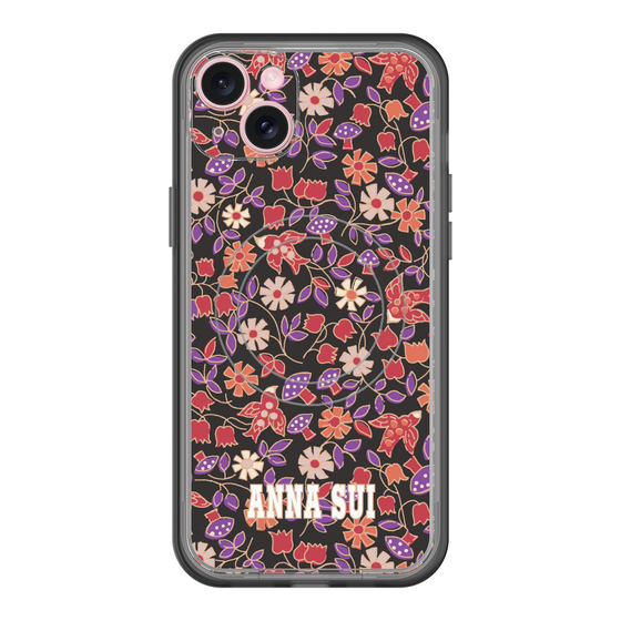 スリムプロテクションプレミアムケース with MagSafe［ ANNA SUI - ワイルドフラワー ］