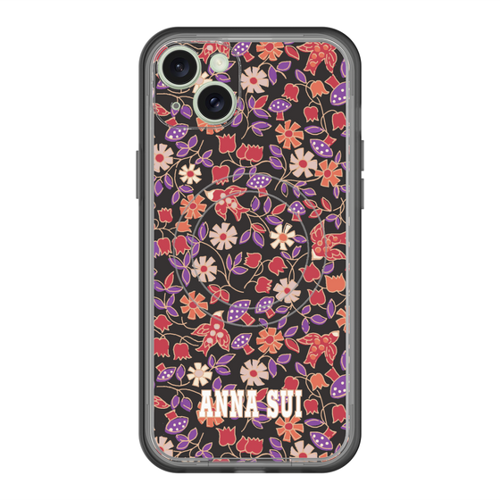 スリムプロテクションプレミアムケース with MagSafe［ ANNA SUI - ワイルドフラワー ］