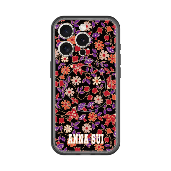 スリムプロテクションプレミアムケース with MagSafe［ ANNA SUI - ワイルドフラワー ］