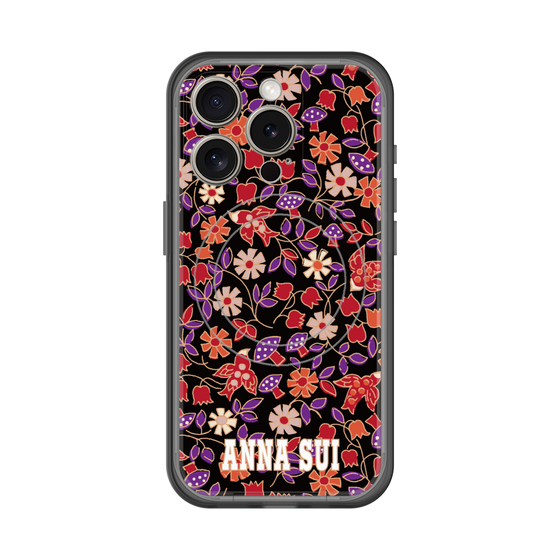 スリムプロテクションプレミアムケース with MagSafe［ ANNA SUI - ワイルドフラワー ］