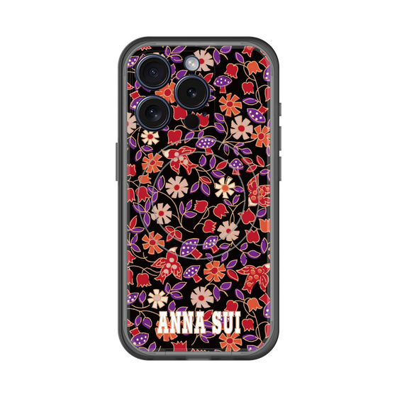 スリムプロテクションプレミアムケース with MagSafe［ ANNA SUI - ワイルドフラワー ］