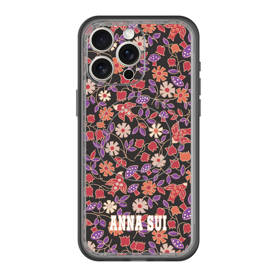 スリムプロテクションプレミアムケース with MagSafe［ ANNA SUI - ワイルドフラワー ］