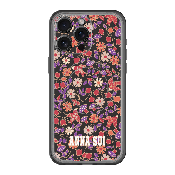 スリムプロテクションプレミアムケース with MagSafe［ ANNA SUI - ワイルドフラワー ］