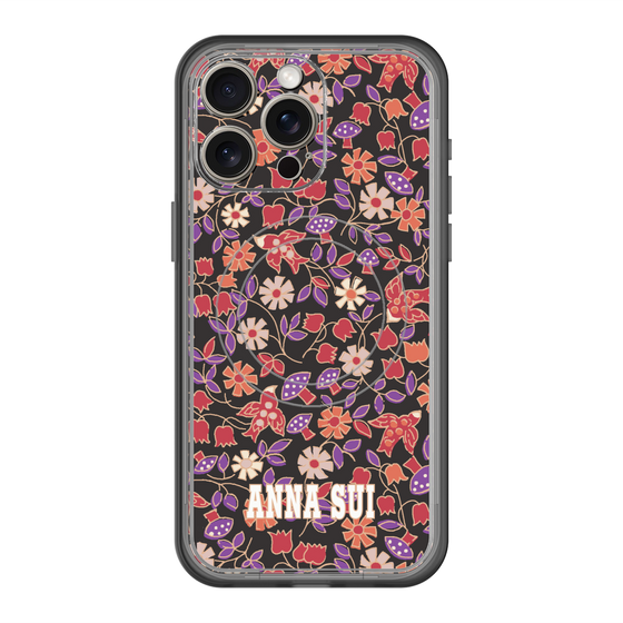 スリムプロテクションプレミアムケース with MagSafe［ ANNA SUI - ワイルドフラワー ］