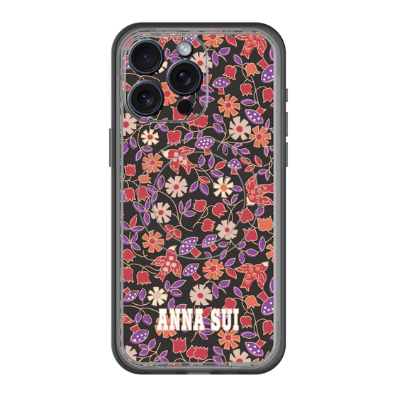 スリムプロテクションプレミアムケース with MagSafe［ ANNA SUI - ワイルドフラワー ］