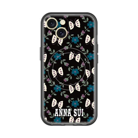 スリムプロテクションプレミアムケース with MagSafe［ ANNA SUI - バタフライ ］