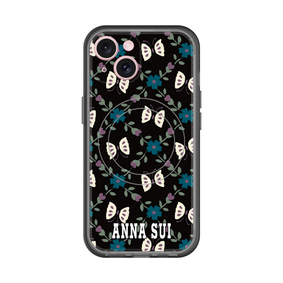 スリムプロテクションプレミアムケース with MagSafe［ ANNA SUI - バタフライ ］