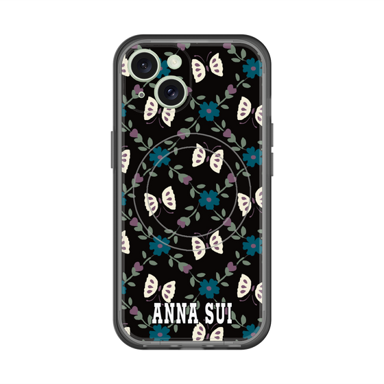 スリムプロテクションプレミアムケース with MagSafe［ ANNA SUI - バタフライ ］