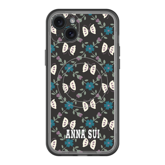 スリムプロテクションプレミアムケース with MagSafe［ ANNA SUI - バタフライ ］