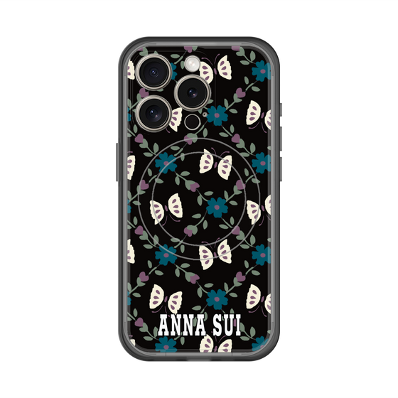 スリムプロテクションプレミアムケース with MagSafe［ ANNA SUI - バタフライ ］