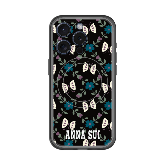 スリムプロテクションプレミアムケース with MagSafe［ ANNA SUI - バタフライ ］