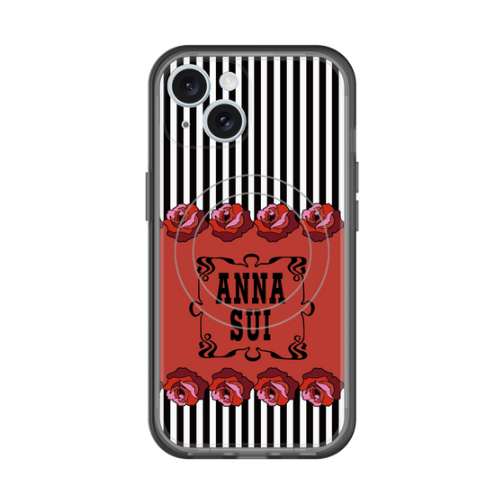 スリムプロテクションプレミアムケース with MagSafe［ ANNA SUI - ローズ ］