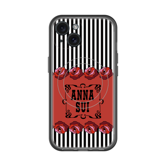 スリムプロテクションプレミアムケース with MagSafe［ ANNA SUI - ローズ ］