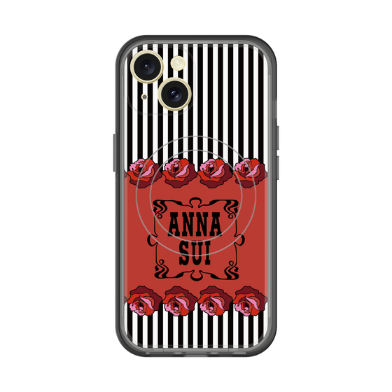 スリムプロテクションプレミアムケース with MagSafe［ ANNA SUI - ローズ ］