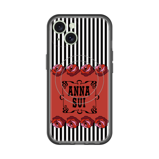 スリムプロテクションプレミアムケース with MagSafe［ ANNA SUI - ローズ ］