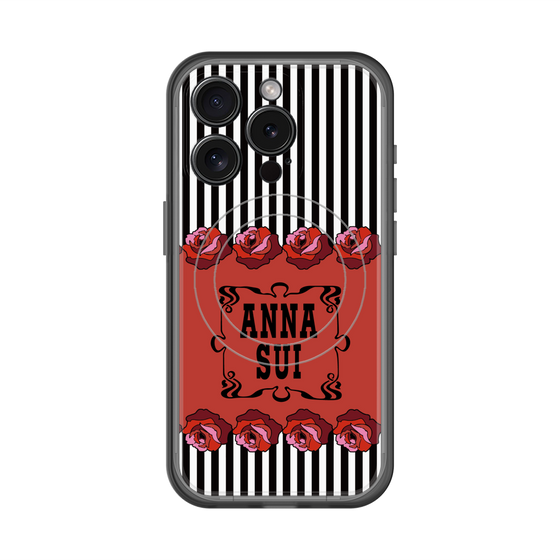 スリムプロテクションプレミアムケース with MagSafe［ ANNA SUI - ローズ ］