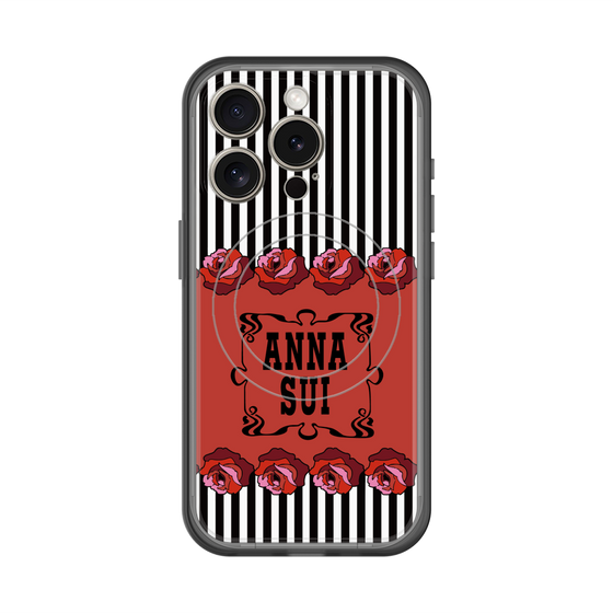 スリムプロテクションプレミアムケース with MagSafe［ ANNA SUI - ローズ ］