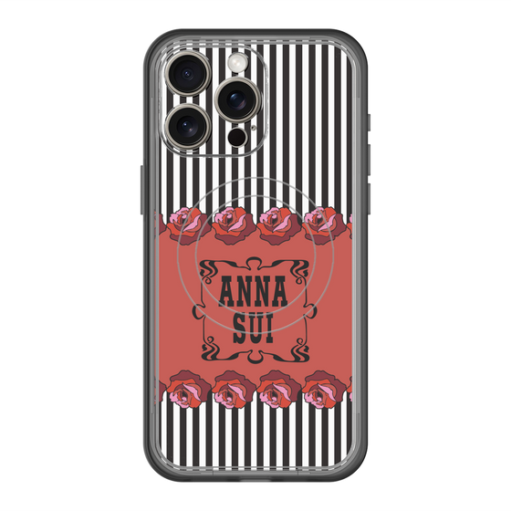 スリムプロテクションプレミアムケース with MagSafe［ ANNA SUI - ローズ ］