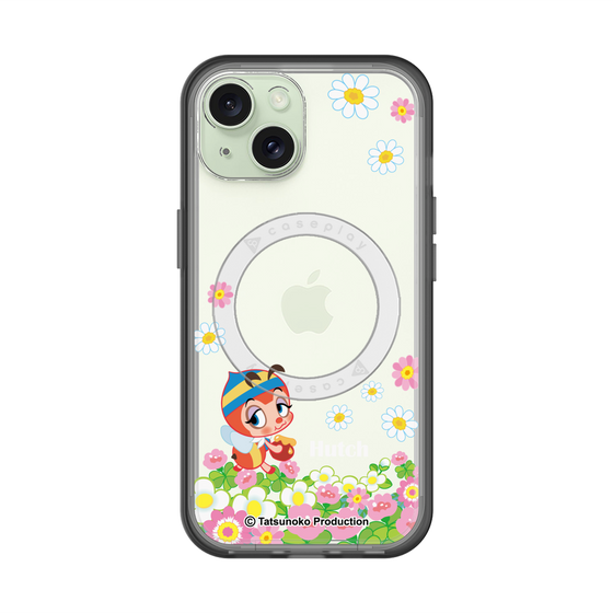 スリムプロテクションプレミアムケース with MagSafe［ 昆虫物語 みなしごハッチ - 花 ］