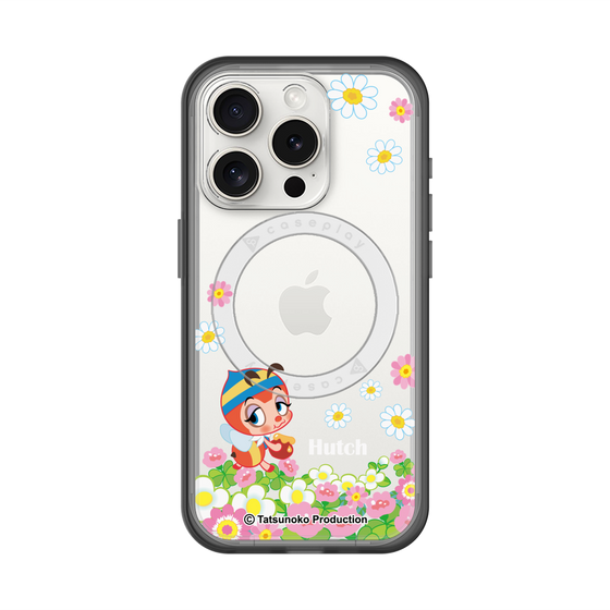 スリムプロテクションプレミアムケース with MagSafe［ 昆虫物語 みなしごハッチ - 花 ］
