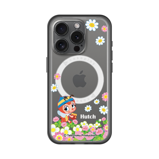 スリムプロテクションプレミアムケース with MagSafe［ 昆虫物語 みなしごハッチ - 花 ］