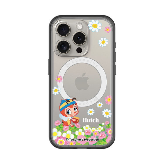 スリムプロテクションプレミアムケース with MagSafe［ 昆虫物語 みなしごハッチ - 花 ］